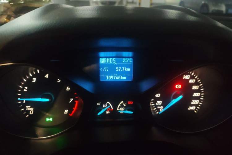 Used Ford Focus 2012 Hatchback 1.6L Automatic Fashion Edition Odometer Close Up