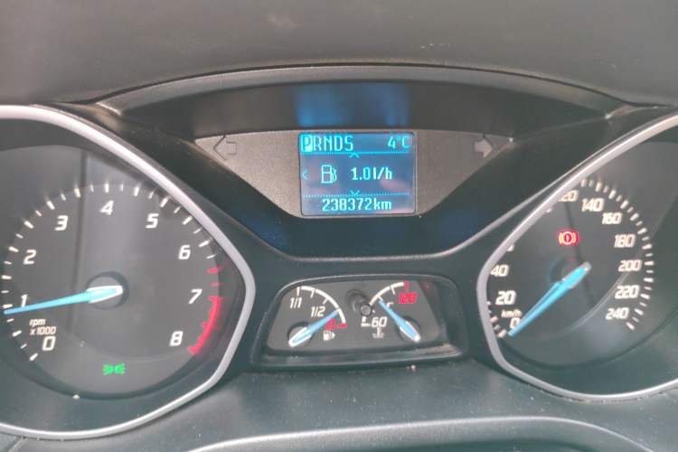 Used Ford Focus 2012 Hatchback 1.6L Automatic Comfort Model Odometer Close Up