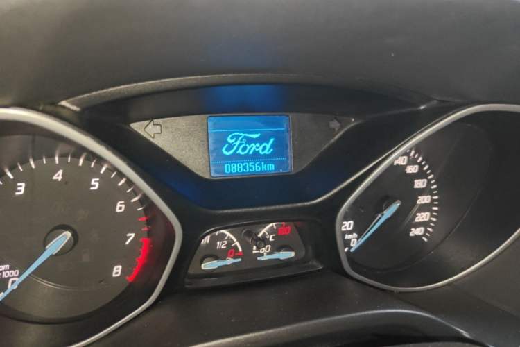 Used Ford Focus 2012 Hatchback 1.6L Automatic Comfort Model Odometer Close Up