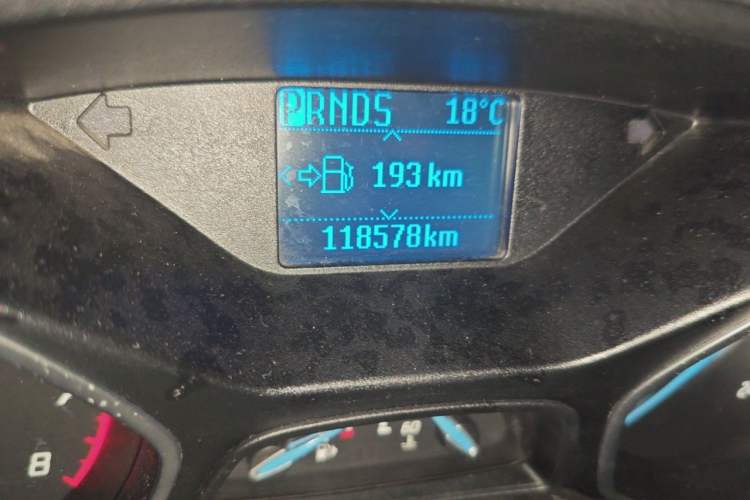 Used Ford Focus 2012 Hatchback 1.6L Automatic Fashion Edition Odometer Close Up