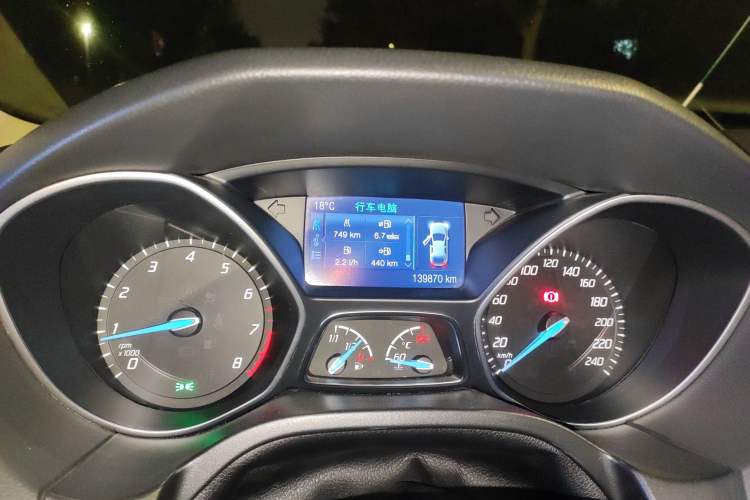 Used Ford Focus 2012 Hatchback 2.0L Manual Luxury Sport Model Odometer Close Up