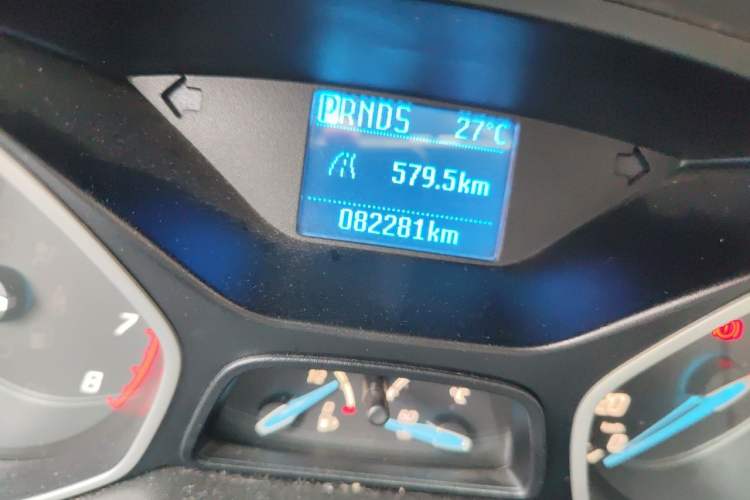 Used Ford Focus 2012 Sedan 1.6L Automatic Comfort Model Odometer Close Up