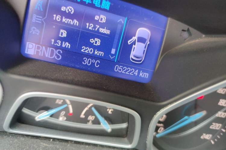 Used Ford Focus 2012 Hatchback 2.0L Automatic Luxury Sport Model Odometer Close Up