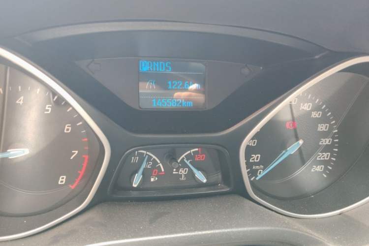 Used Ford Focus 2012 Hatchback 1.6L Automatic Comfort Model Odometer Close Up
