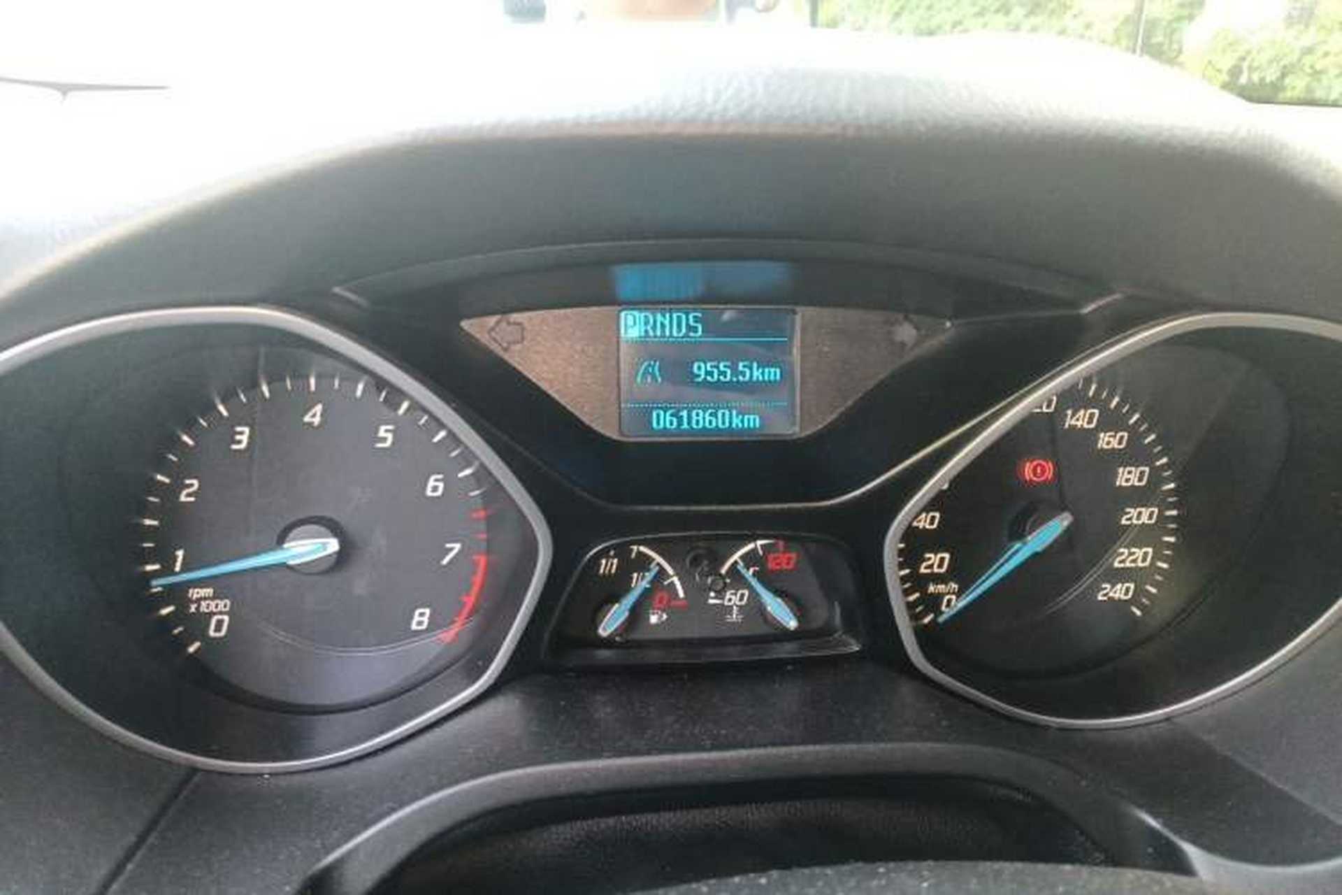 Used Ford Focus 2012 Hatchback 1.6L Automatic Comfort Model Odometer Close Up