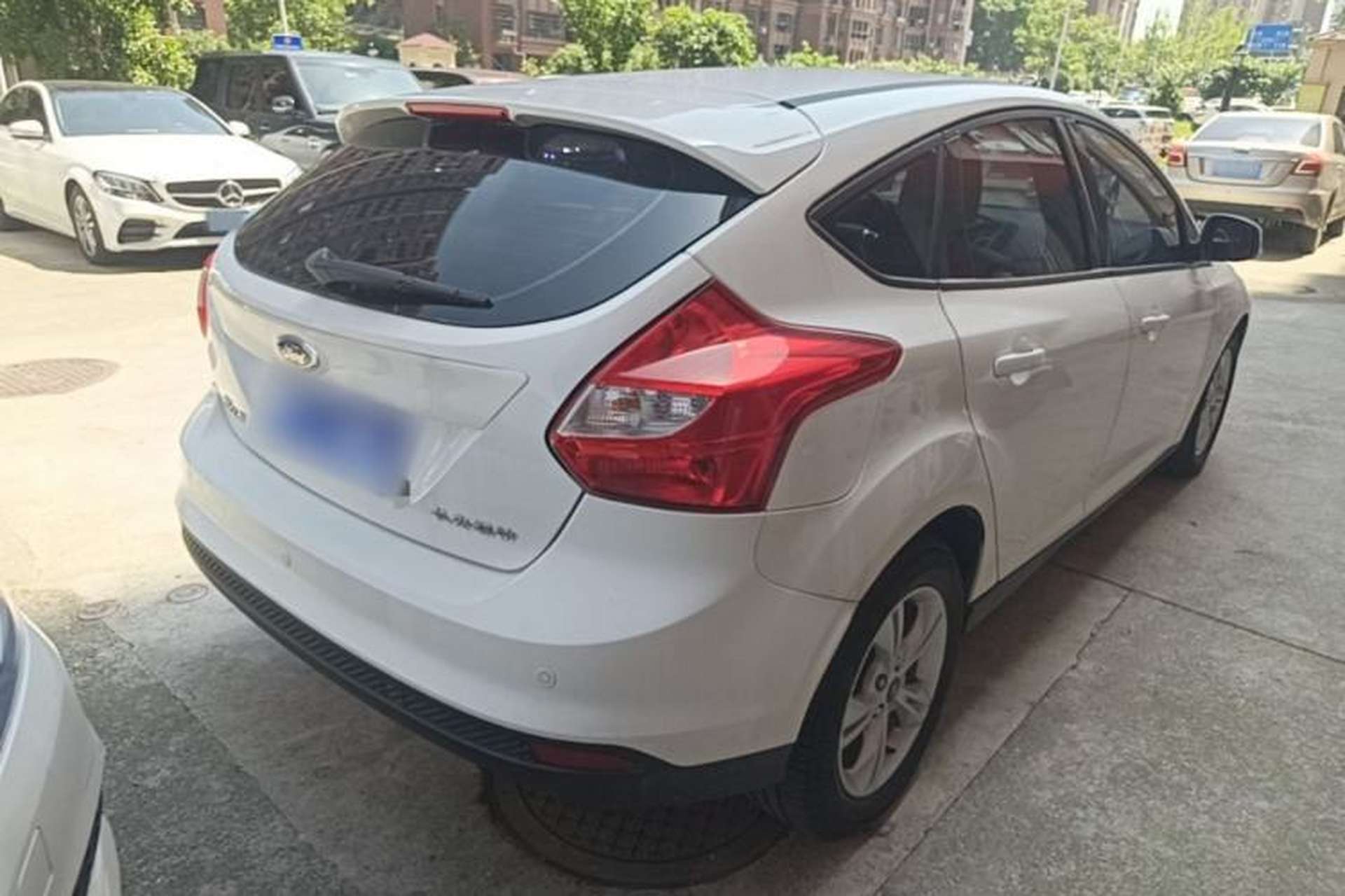 Used Ford Focus 2012 Hatchback 1.6L Automatic Fashion Edition Rear Right 45 Deg