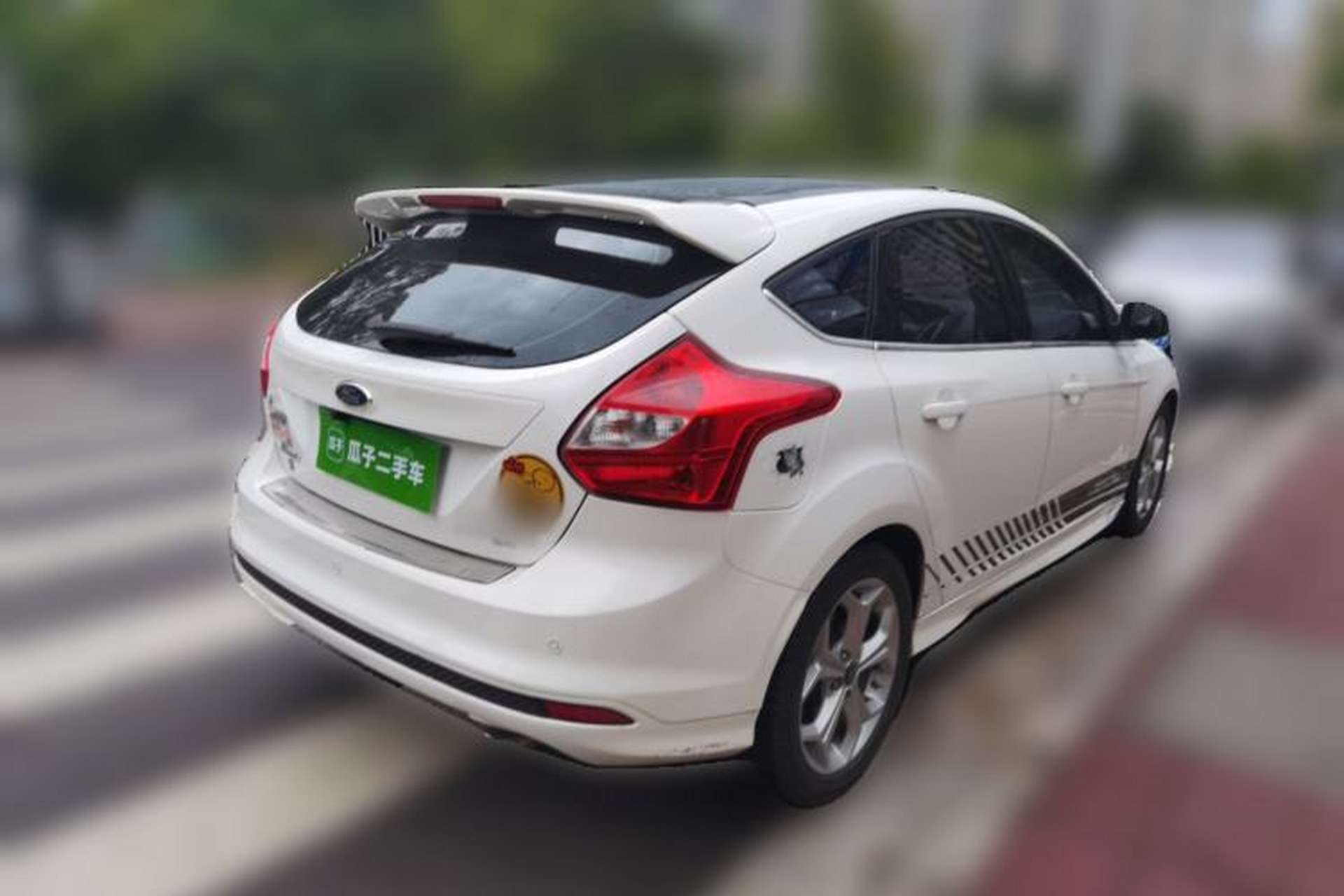 Used Ford Focus 2012 Hatchback 2.0L Automatic Luxury Sport Model Rear Right 45 Deg