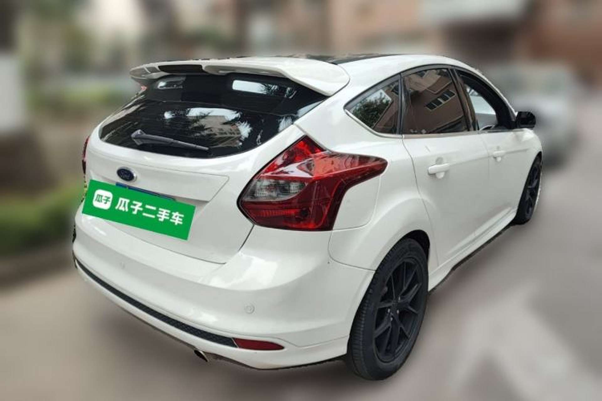 Used Ford Focus 2012 Hatchback 2.0L Manual Luxury Sport Model Rear Right 45 Deg