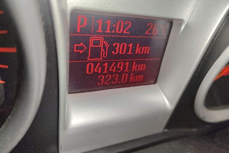 Used Ford Focus 2012 Hatchback Classic 1.8L Automatic Base Model Odometer Close Up