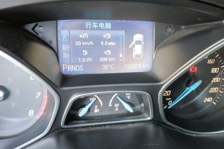 Used Ford Focus 2012 Hatchback 2.0L Automatic Luxury Sport Model Odometer Close Up