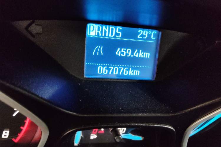 Used Ford Focus 2012 Hatchback 1.6L Automatic Comfort Model Odometer Close Up