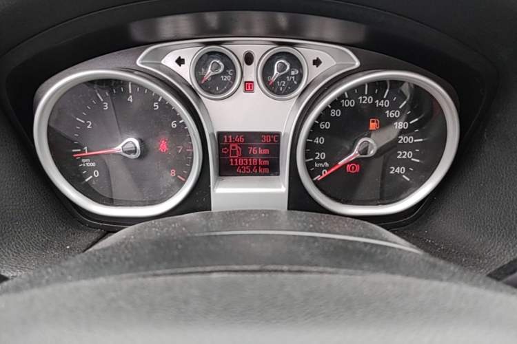 Used Ford Focus 2012 Hatchback Classic 1.8L Manual Base Model Odometer Close Up