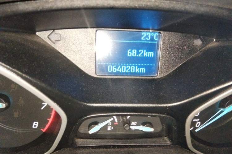 Used Ford Focus 2012 Hatchback 1.6L Manual Comfort Model Odometer Close Up
