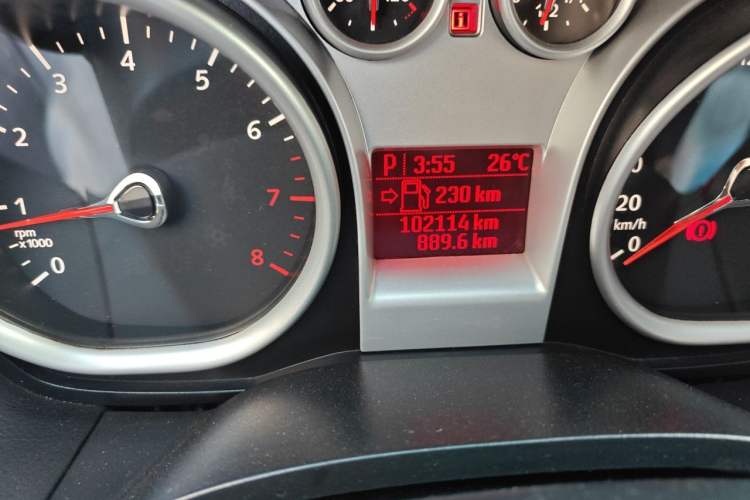 Used Ford Focus 2013 Hatchback Classic 1.8L Automatic Base Model Odometer Close Up