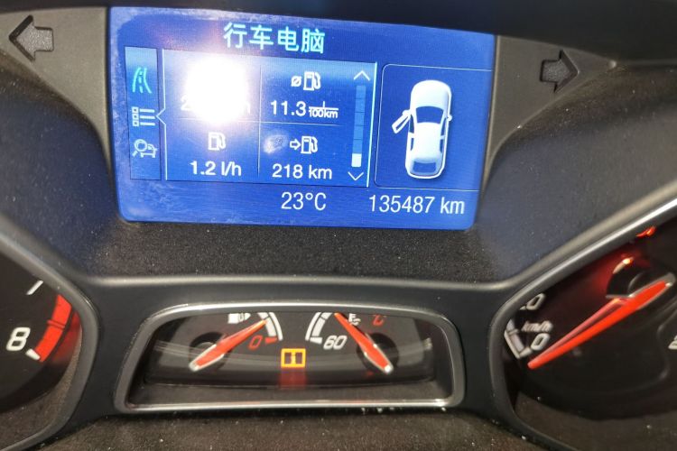 Used Ford Focus 2013 2.0T ST Standard Edition Odometer Close Up