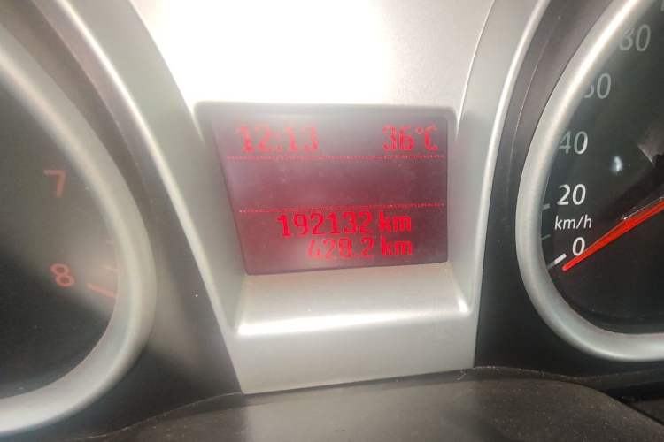 Used Ford Focus 2013 Hatchback Classic 1.8L Manual Base Model Odometer Close Up
