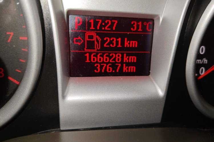 Used Ford Focus 2013 Sedan Classic 1.8L Automatic Base Model Odometer Close Up