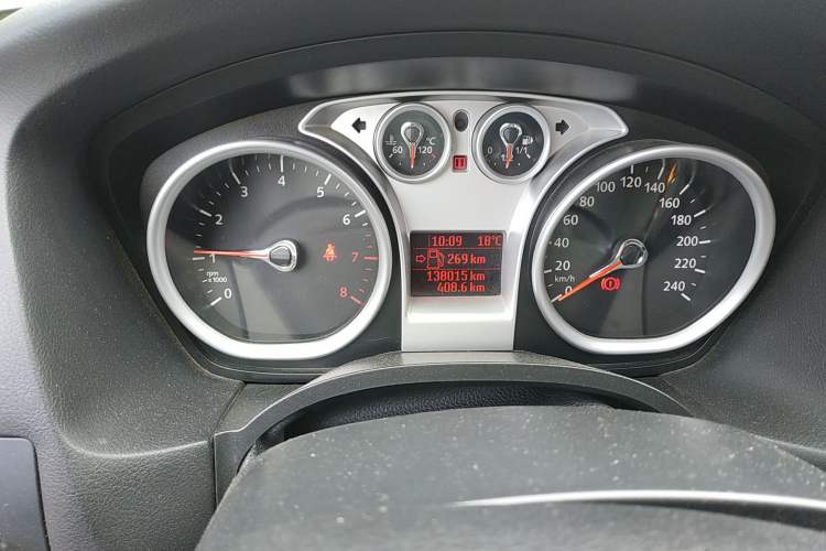 Used Ford Focus 2013 Hatchback Classic 1.8L Automatic Base Model Odometer Close Up
