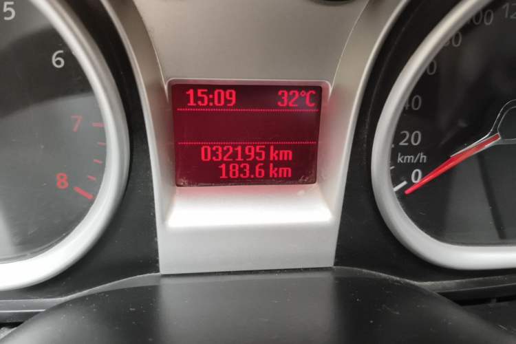 Used Ford Focus 2013 Hatchback Classic 1.8L Automatic Base Model Odometer Close Up