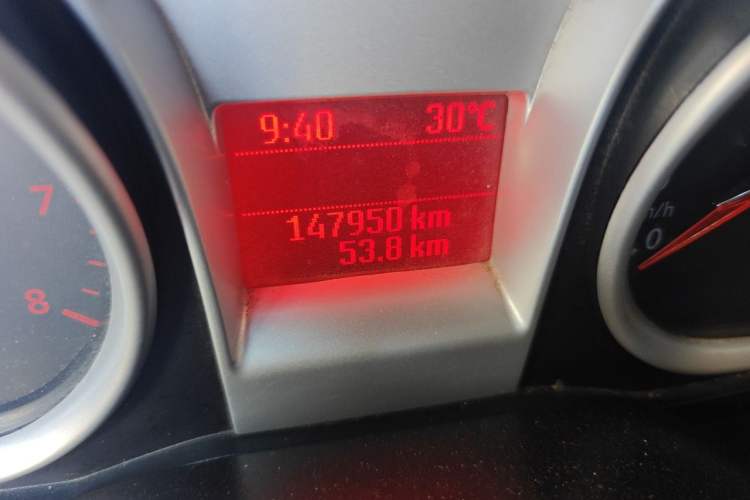 Used Ford Focus 2013 Hatchback Classic 1.8L Automatic Base Model Odometer Close Up