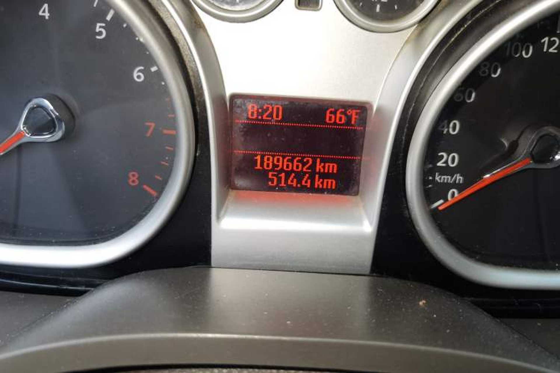 Used Ford Focus 2013 Hatchback Classic 1.8L Automatic Fashion Edition Odometer Close Up