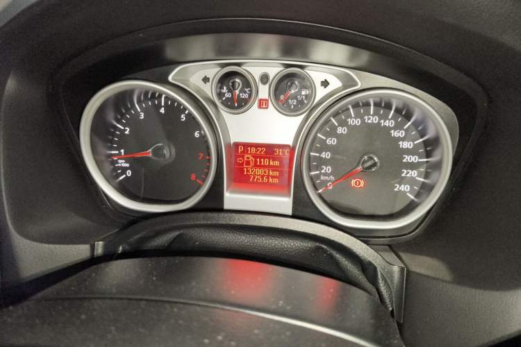 Used Ford Focus 2013 Hatchback Classic 1.8L Automatic Base Model Odometer Close Up