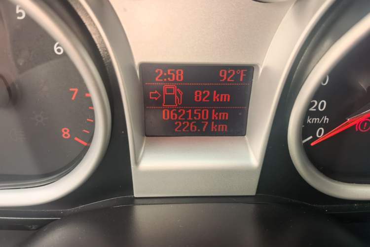 Used Ford Focus 2013 Hatchback Classic 1.8L Manual Base Model Odometer Close Up
