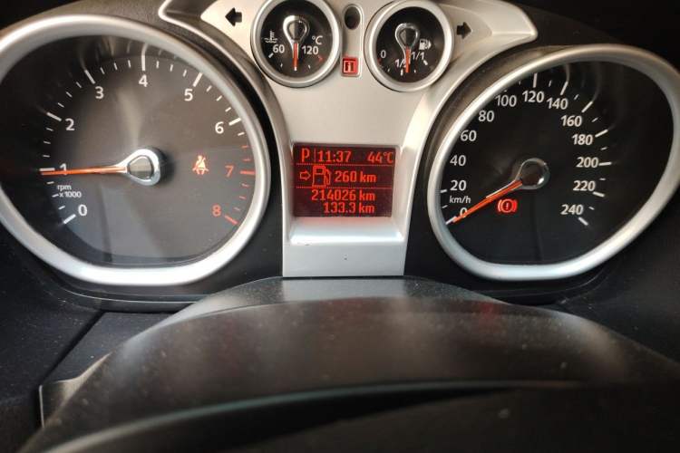 Used Ford Focus 2013 Hatchback Classic 1.8L Automatic Base Model Odometer Close Up