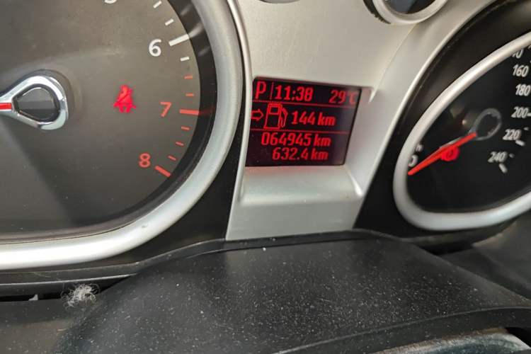 Used Ford Focus 2013 Hatchback Classic 1.8L Automatic Base Model Odometer Close Up