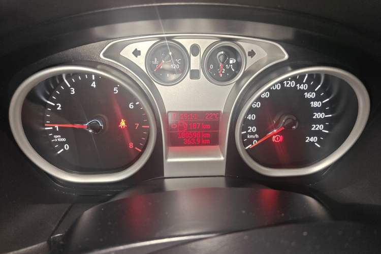 Used Ford Focus 2013 Hatchback Classic 1.8L Automatic Base Model Odometer Close Up