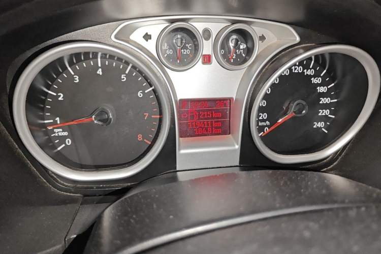Used Ford Focus 2013 Hatchback Classic 1.8L Automatic Base Model Odometer Close Up