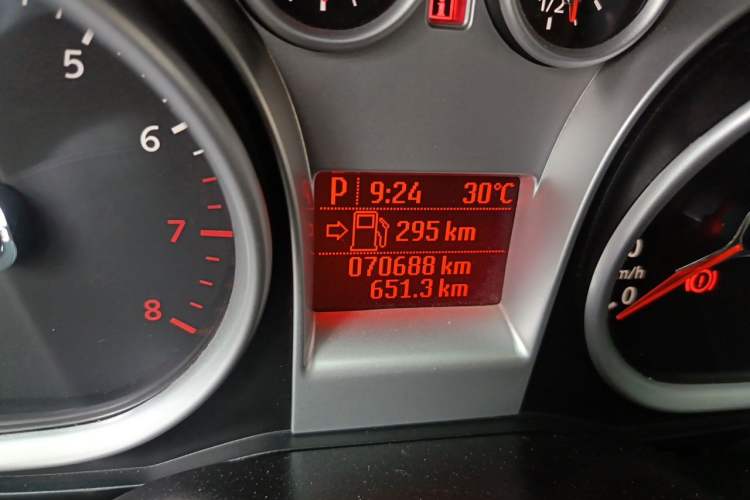 Used Ford Focus 2013 Hatchback Classic 1.8L Automatic Base Model Odometer Close Up