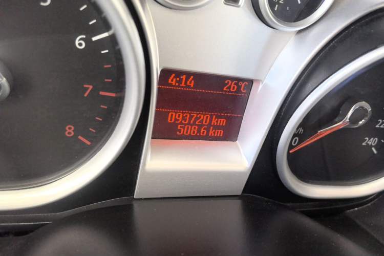 Used Ford Focus 2013 Hatchback Classic 1.8L Automatic Base Model Odometer Close Up