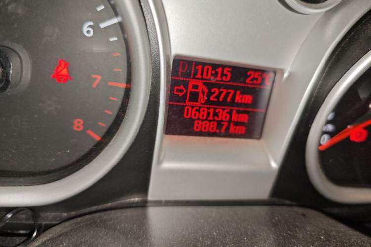 Used Ford Focus 2013 Hatchback Classic 1.8L Automatic Base Model Odometer Close Up