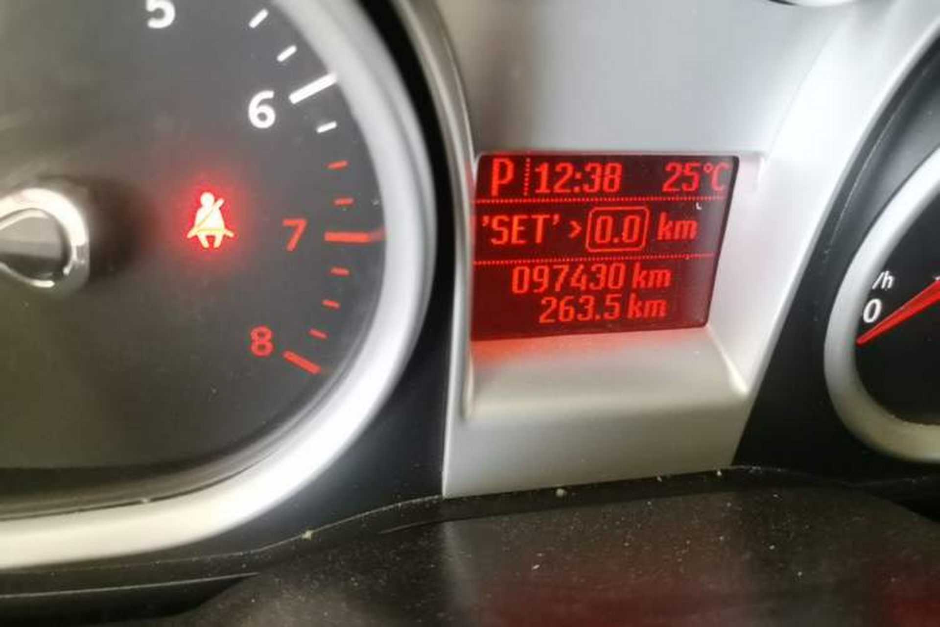 Used Ford Focus 2013 Hatchback Classic 1.8L Automatic Base Model Odometer Close Up