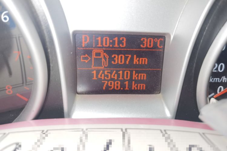 Used Ford Focus 2013 Sedan Classic 1.8L Automatic Base Model Odometer Close Up
