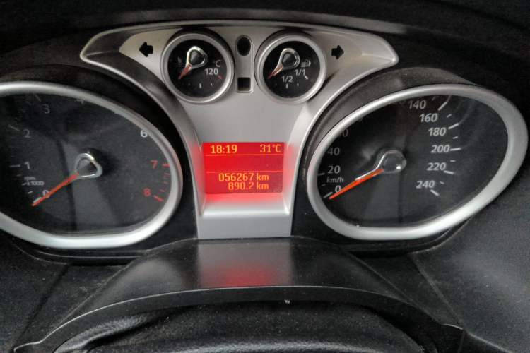 Used Ford Focus 2013 Hatchback Classic 1.8L Manual Millionth Anniversary Edition Odometer Close Up