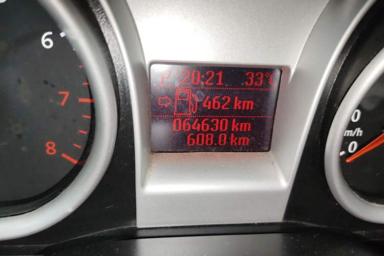 Used Ford Focus 2013 Hatchback Classic 1.8L Automatic Millionth Anniversary Edition Odometer Close Up