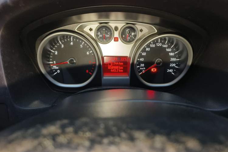 Used Ford Focus 2013 Hatchback Classic 1.8L Automatic Base Model Odometer Close Up