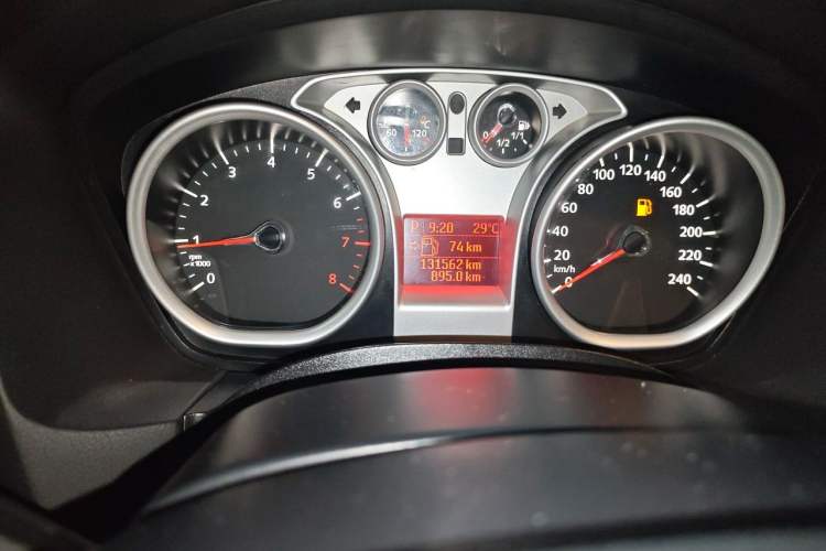 Used Ford Focus 2013 Hatchback Classic 1.8L Automatic Base Model Odometer Close Up