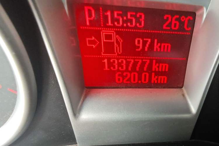 Used Ford Focus 2013 Hatchback Classic 1.8L Automatic Fashion Edition Odometer Close Up