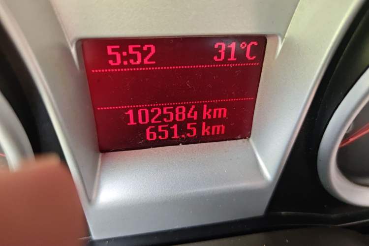 Used Ford Focus 2013 Hatchback Classic 1.8L Manual Fashion Edition Odometer Close Up