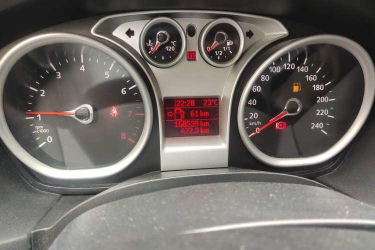 Used Ford Focus 2013 Hatchback Classic 1.8L Automatic Base Model Odometer Close Up