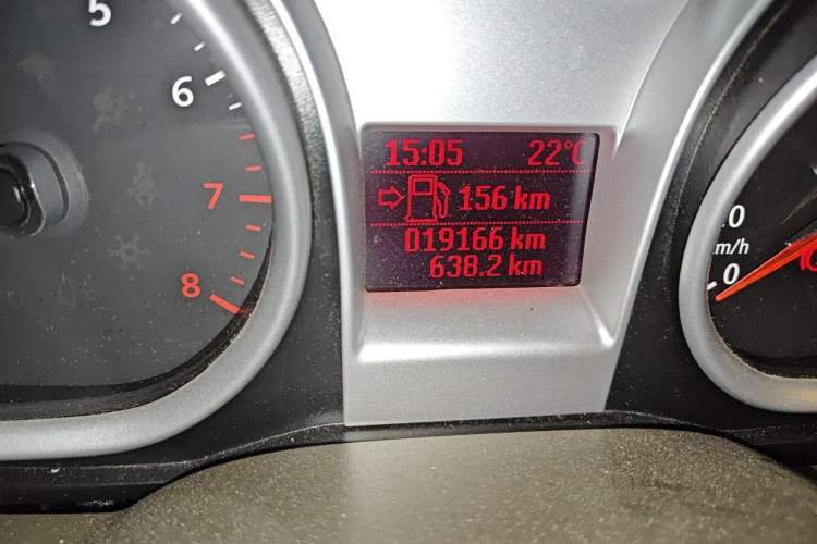 Used Ford Focus 2013 Sedan Classic 1.8L Manual Millionth Anniversary Edition Odometer Close Up