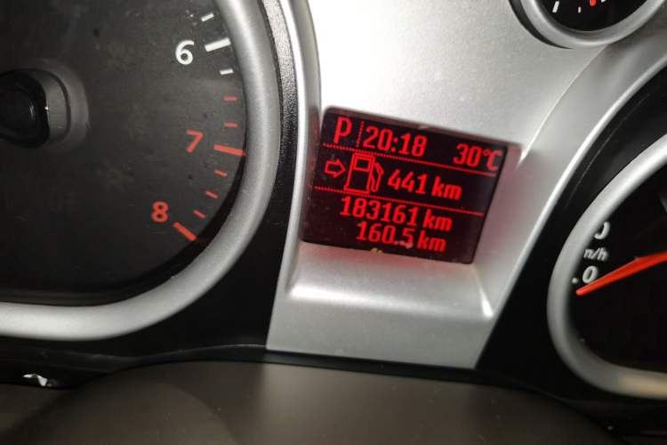 Used Ford Focus 2013 Hatchback Classic 1.8L Automatic Fashion Edition Odometer Close Up