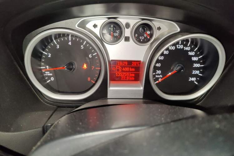 Used Ford Focus 2013 Hatchback Classic 1.8L Automatic Base Model Odometer Close Up