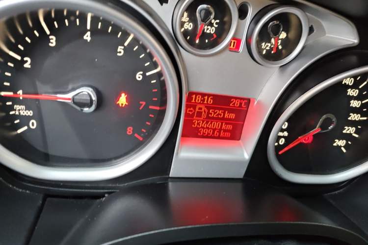 Used Ford Focus 2013 Hatchback Classic 1.8L Manual Base Model Odometer Close Up