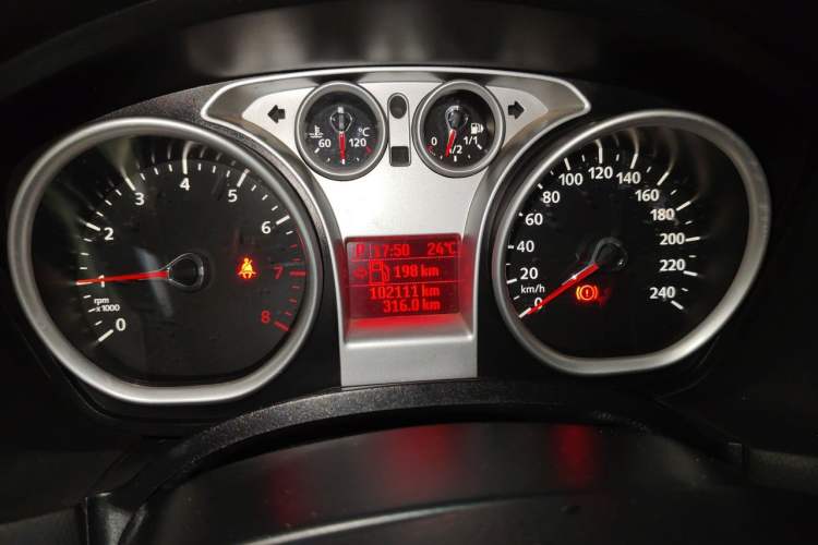 Used Ford Focus 2013 Hatchback Classic 1.8L Automatic Base Model Odometer Close Up