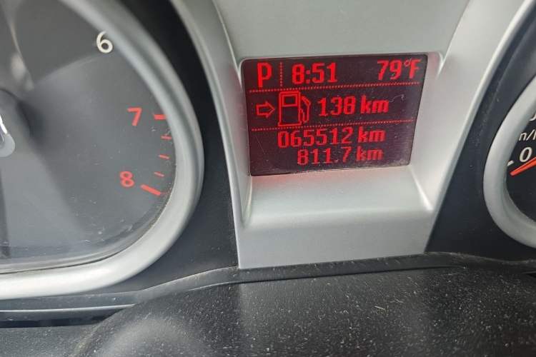Used Ford Focus 2013 Hatchback Classic 1.8L Automatic Millionth Anniversary Edition Odometer Close Up
