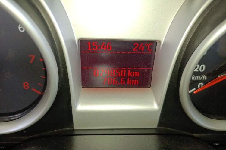 Used Ford Focus 2013 Hatchback Classic 1.8L Automatic Base Model Odometer Close Up